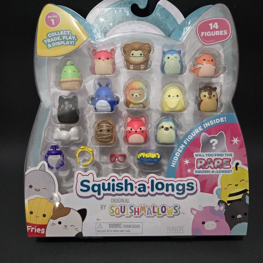 Squishmallows Squish-a-Longs Mini-Squish 1-Inch Figure 14-Pack Series 1 New